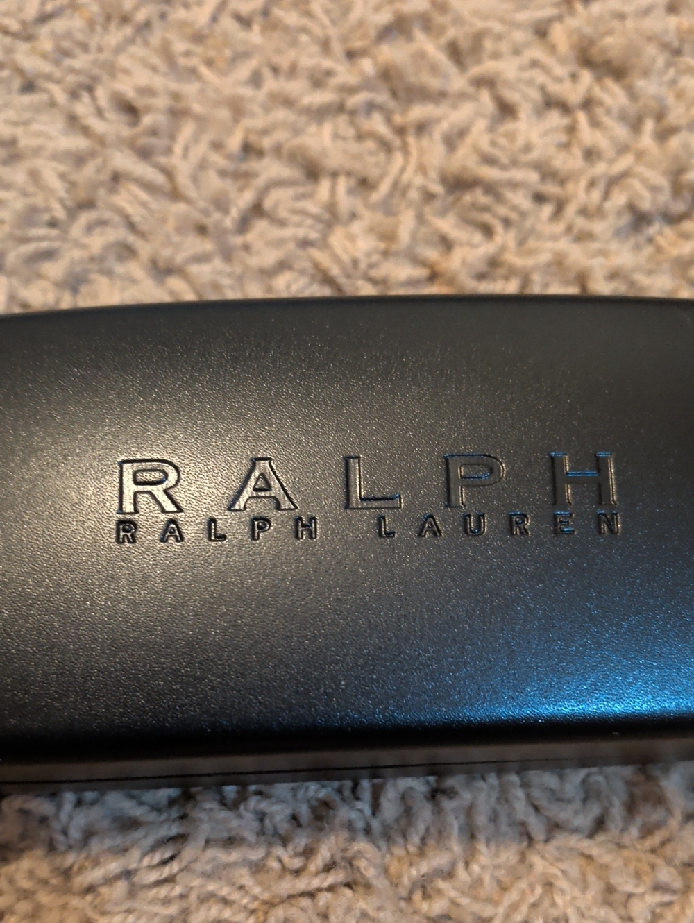 Ralph Lauren Black Protective Eyeglasses & Sunglasses Case